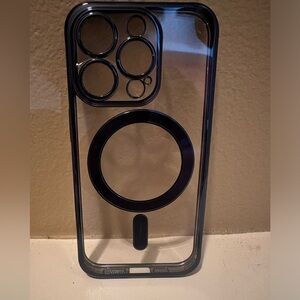 Clear Blue phone cover